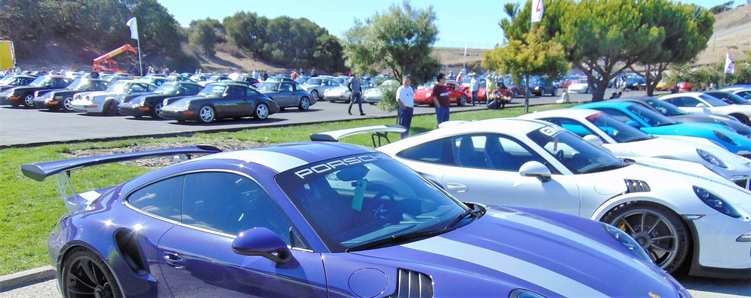 Part of the Porsche corrals