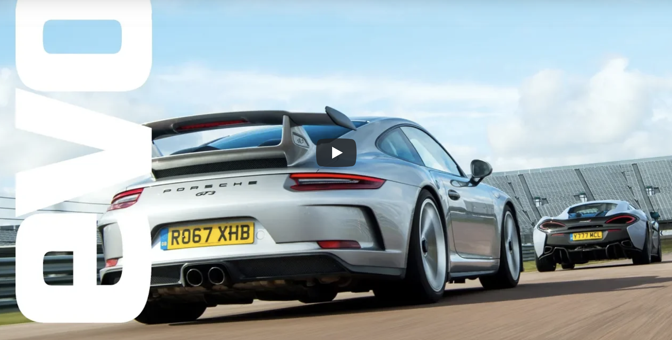 Video Porsche 911 Gt3 V Mclaren 570s Track Pack Video