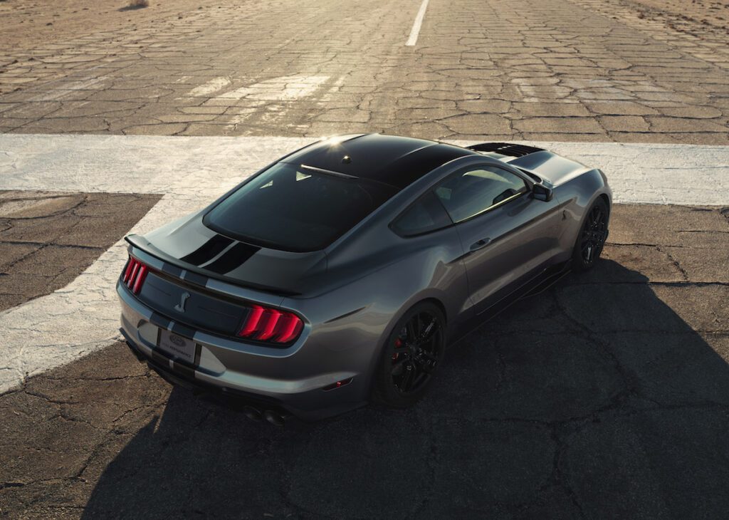 The all-new Shelby GT500–the pinnacle of any pony car ever engineered by Ford Performance–delivers on its heritage with more than 700 horsepower for the quickest street-legal acceleration and most high-performance technology to date ever offered in a Ford Mustang.