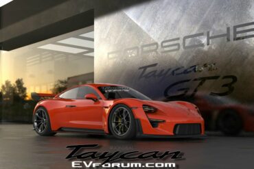 Porsche Taycan GT3 Rendering
