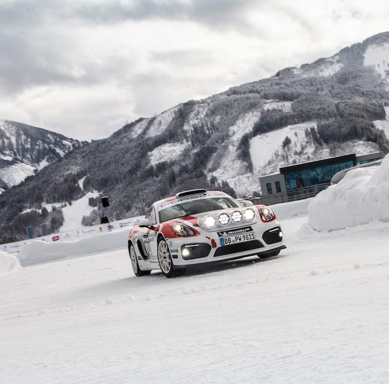 Porsche 178 Cayman GT4 Clubsport Rally car