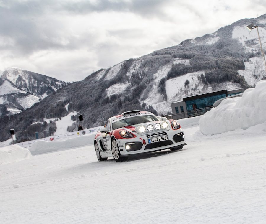 Porsche 178 Cayman GT4 Clubsport Rally car