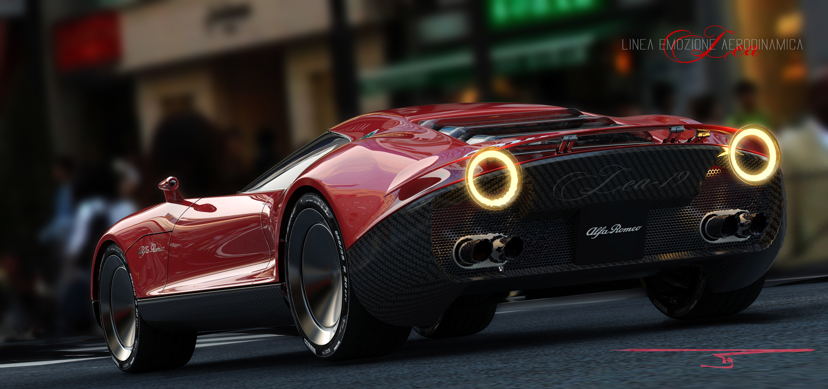 This Alfa Romeo LEA Concept Is the Retro-Inspired Sports  