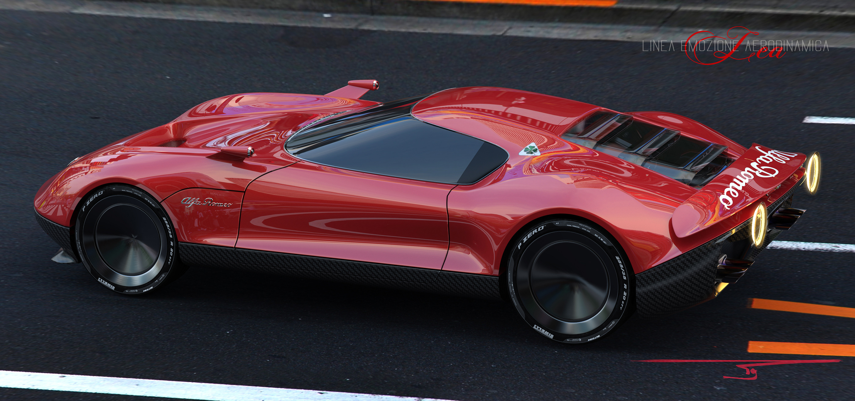 This Alfa Romeo LEA Concept Is the Retro-Inspired Sports ...