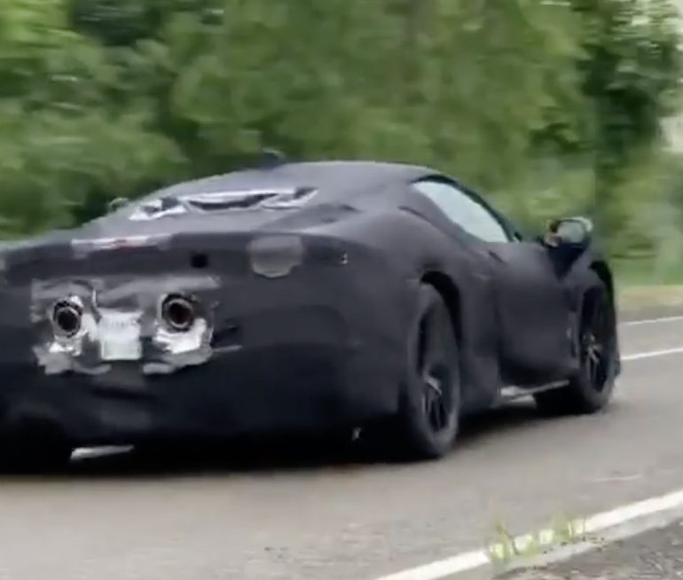 Ferrari Hybrid spotted