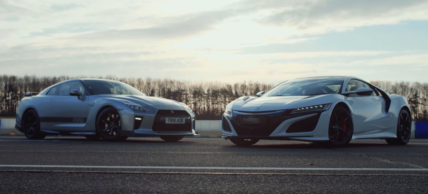 Top Gear Puts The Honda Nsx Up Against The Litchfield Gt R