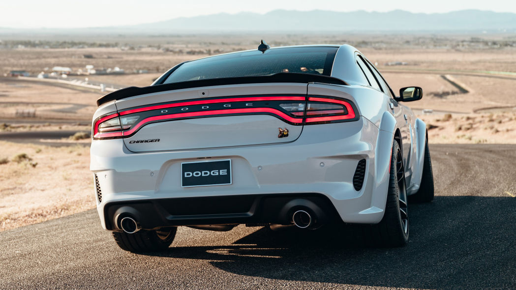 The 2020 Dodge Charger Scat Pack Widebody features a best-in-class, naturally aspirated 485-horsepower from the proven 392 cubic inch HEMI® V-8 engine