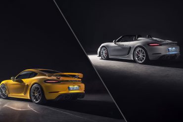 Porsche 718 Spyder and 718 Cayman GT4