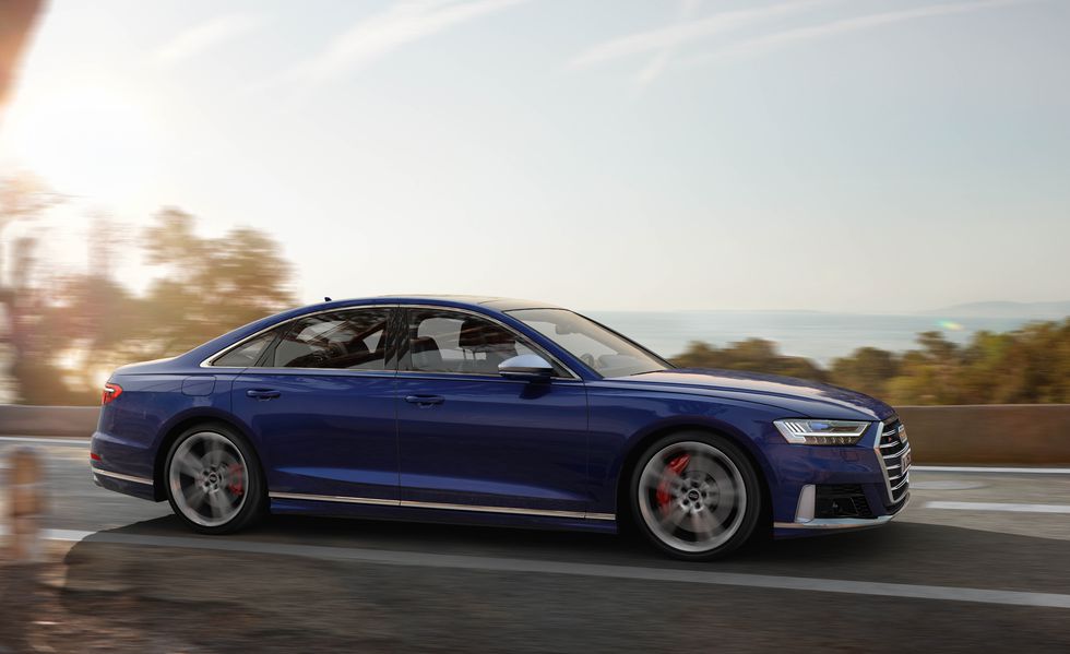 2020 Audi S8 side