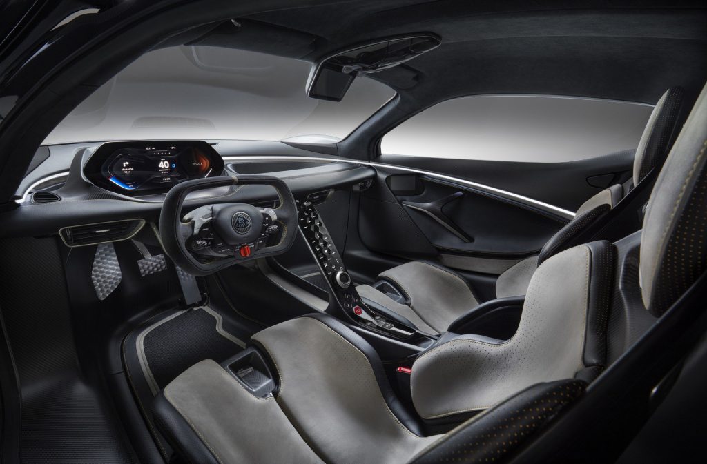 2020 Lotus Evija interior