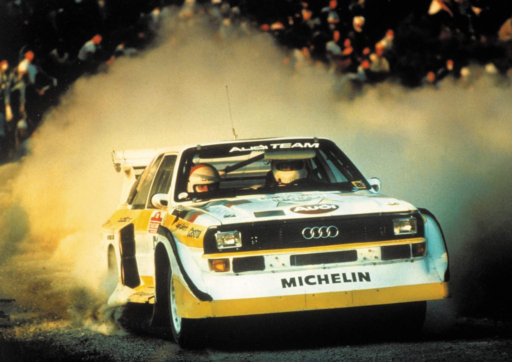 Sport Quattro S1 piloted by Blomqvist