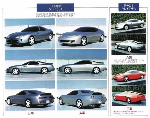 Toyota Supra model designs