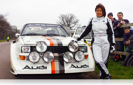 Audi Sport Quattro with Michele Mouton