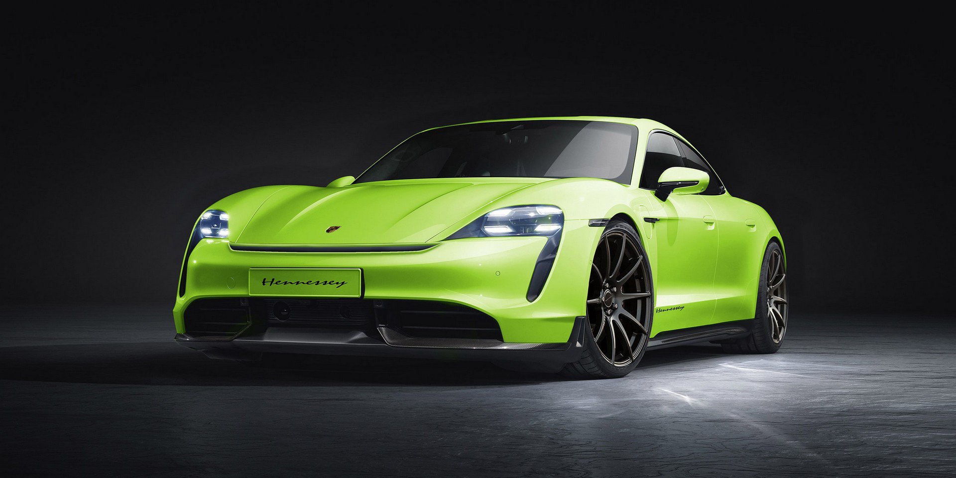 the porsche taycan hennessey performances first electric car