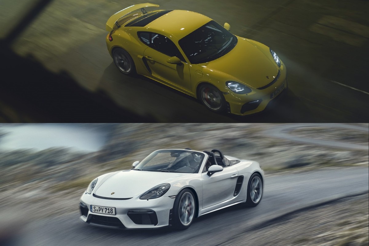 2019 Porsche 718 Cayman GT4 & 718 Boxster Spyder