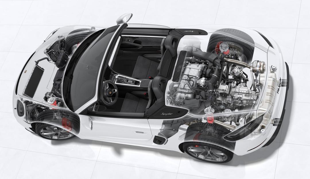 2019 Porsche 718 Cayman GT4 engine