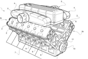 Ferrari patent V12