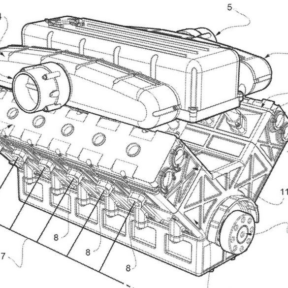 Ferrari patent V12