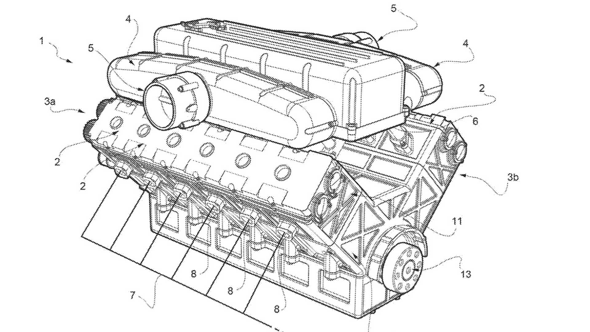 Ferrari patent V12