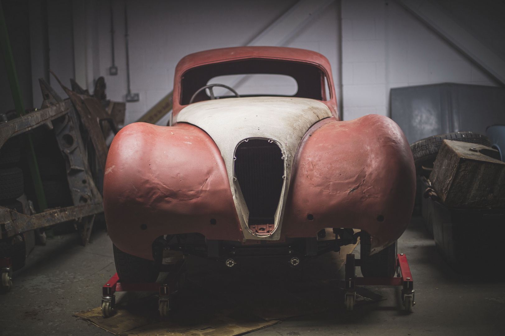 Ягуар xk120 Ржавый