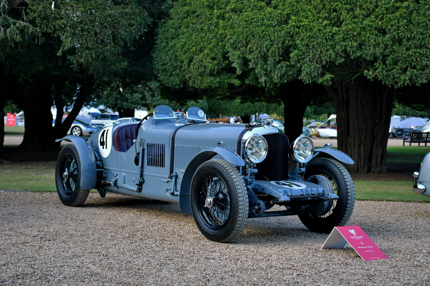 A grey Bentley Speed Six Old No.1 from 1929