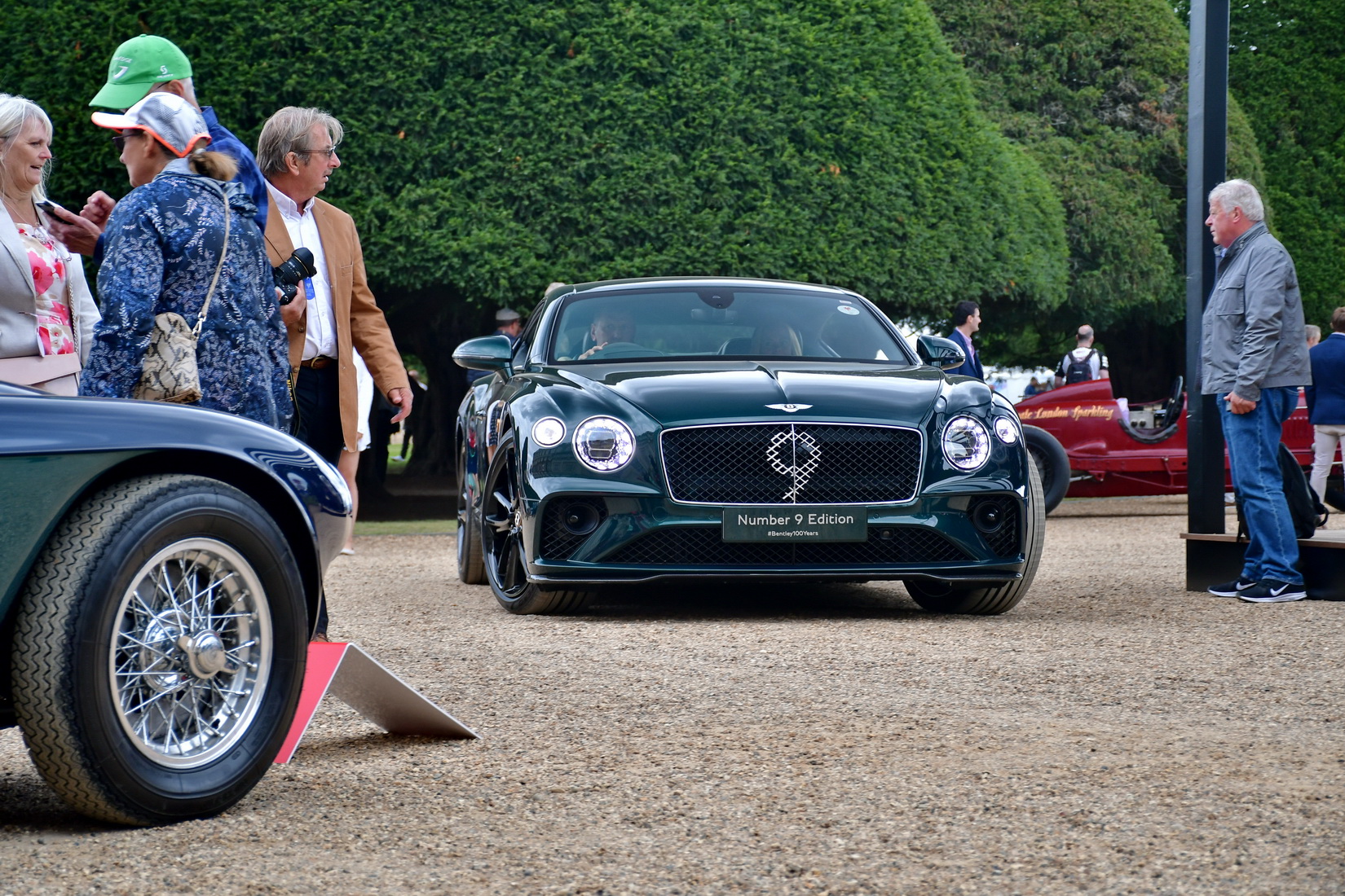 A dark green 1-of-100 made Number 9 special Edition of Bentley Continental GT