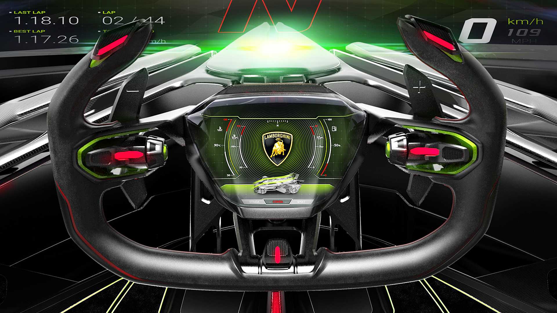 Lamborghini Unveils the V12 Vision Gran Turismo Concept ...
