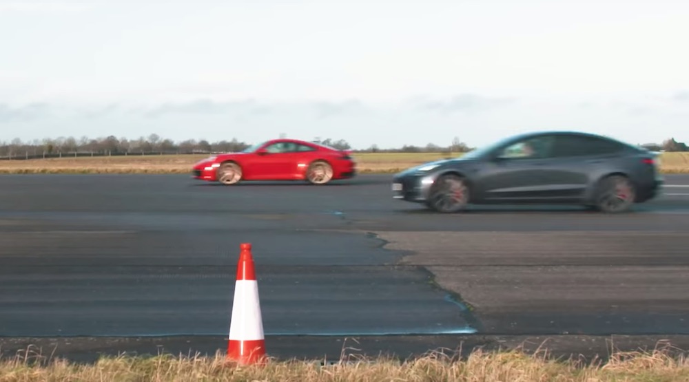 Tesla vs porsche