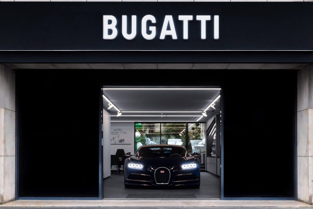 Bugatti Paris showroom