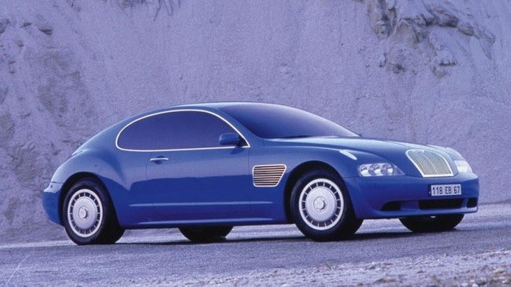 The 1998 Bugatti EB 118 Concept Car.