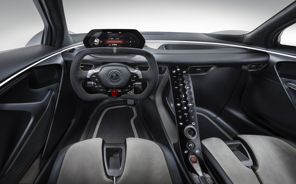 Lotus Evija EV interior