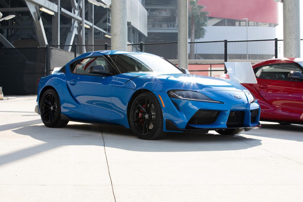 2021 Toyota GR Supra quarter view