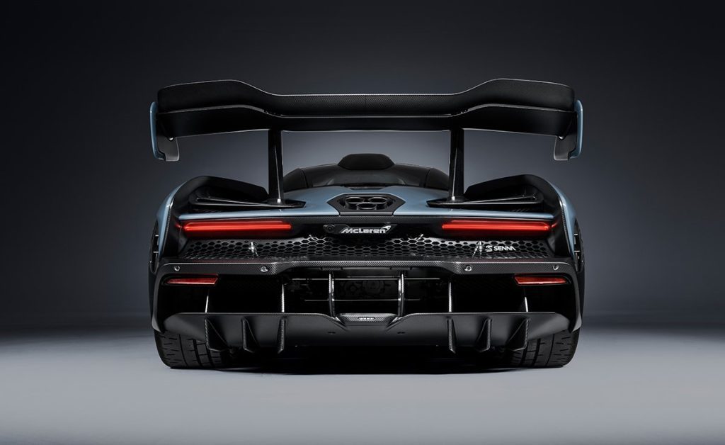 McLaren Senna diffuser and wing