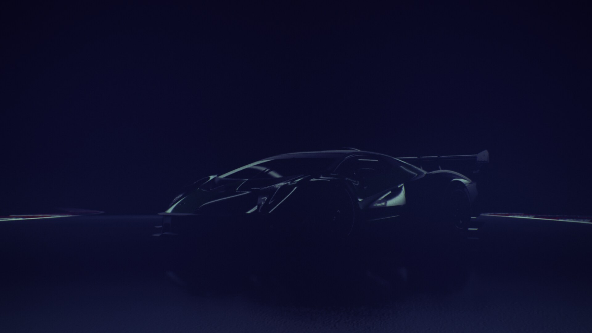 2020 Lamborghini V12 track hypercar teaser