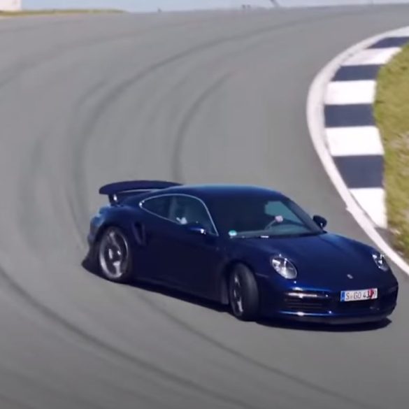Tim Schrick drives the 2020 Type 992 911 Turbo S