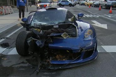 Gemballa Mirage GT crash NYC