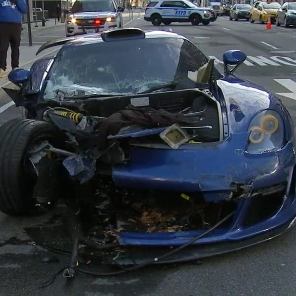 Gemballa Mirage GT crash NYC