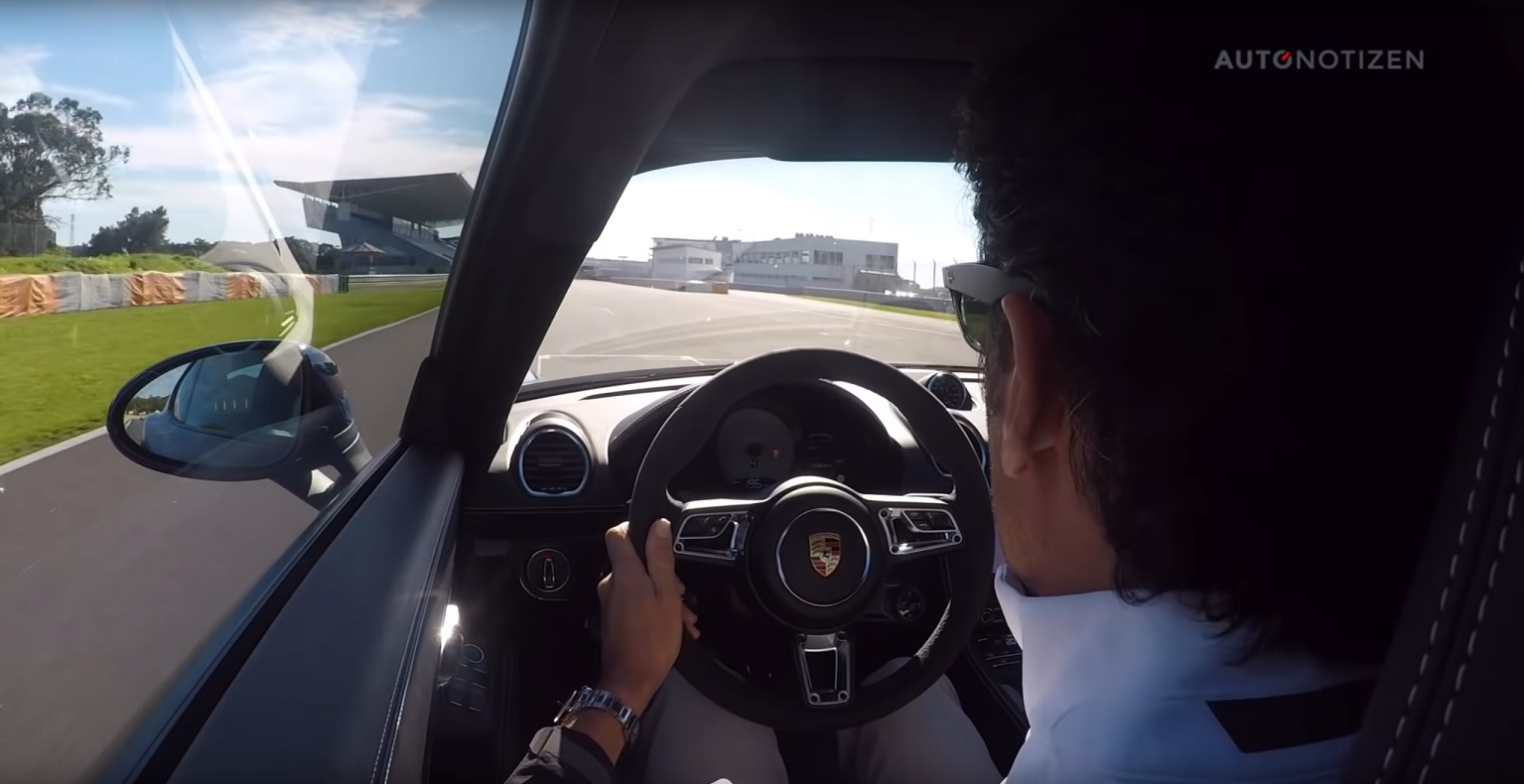 Mark Webber driving 718 Cayman GTS 4.0