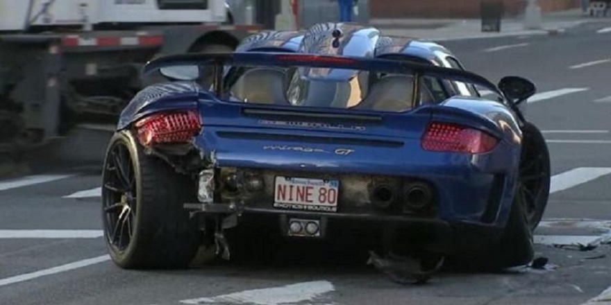 Gemballa Mirage GT crash NYC