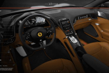 Ferrari Roma configuration tool