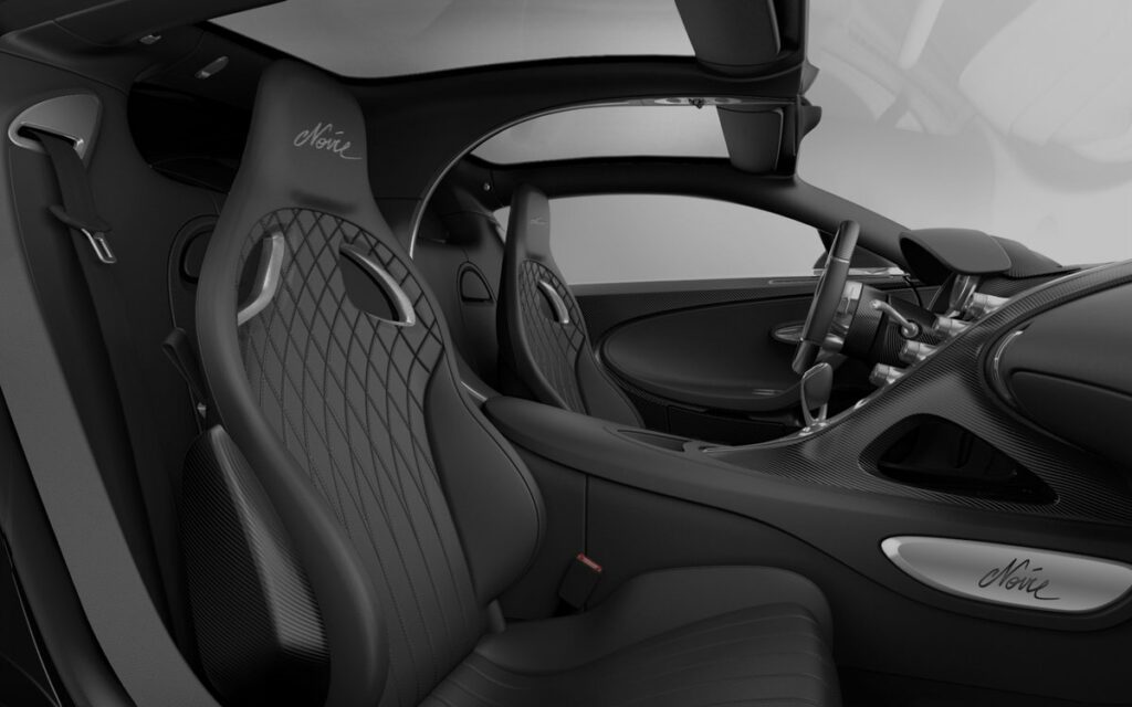 Bugatti Chiron Noire Elegance interior
