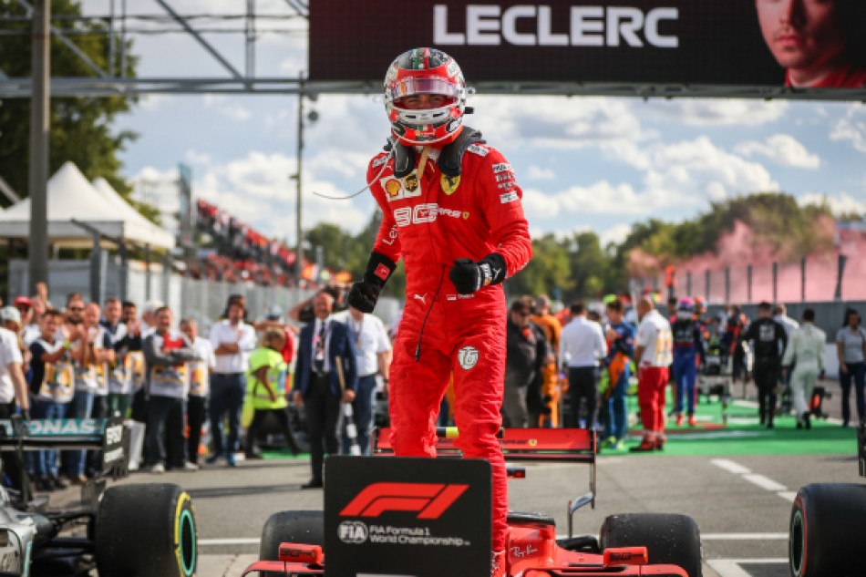 Charles Leclerc wins at Ferrari's home race