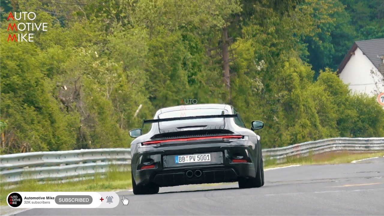 992 GT3 testing at the Nurburgring