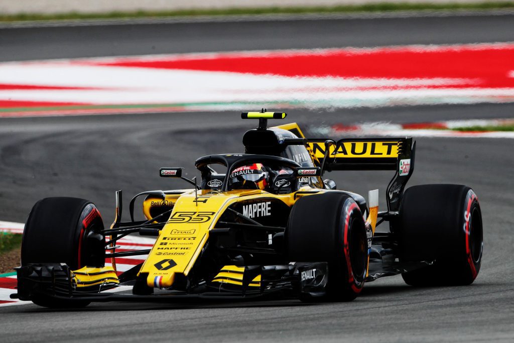 Carlos Sainz in 2018 with Renault