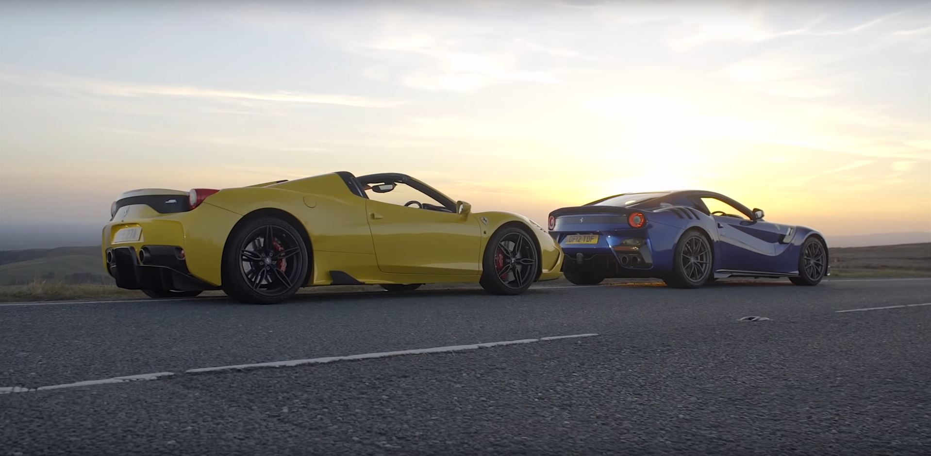 Ferrari 458 Speciale Aperta and F12 tdf