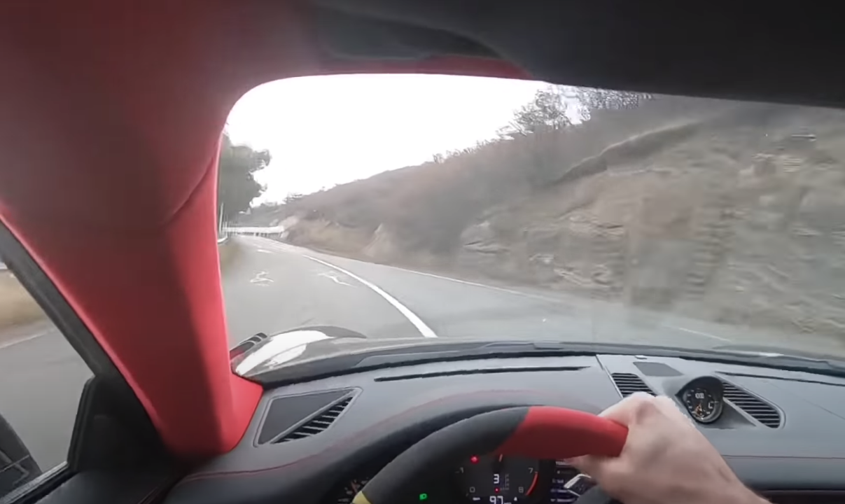 Tuned Porsche GT2RS In Epic Flat Out Mountain Drive