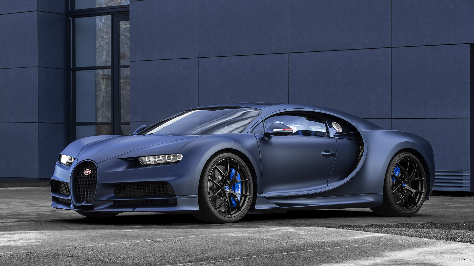 blue bugatti wallpaper