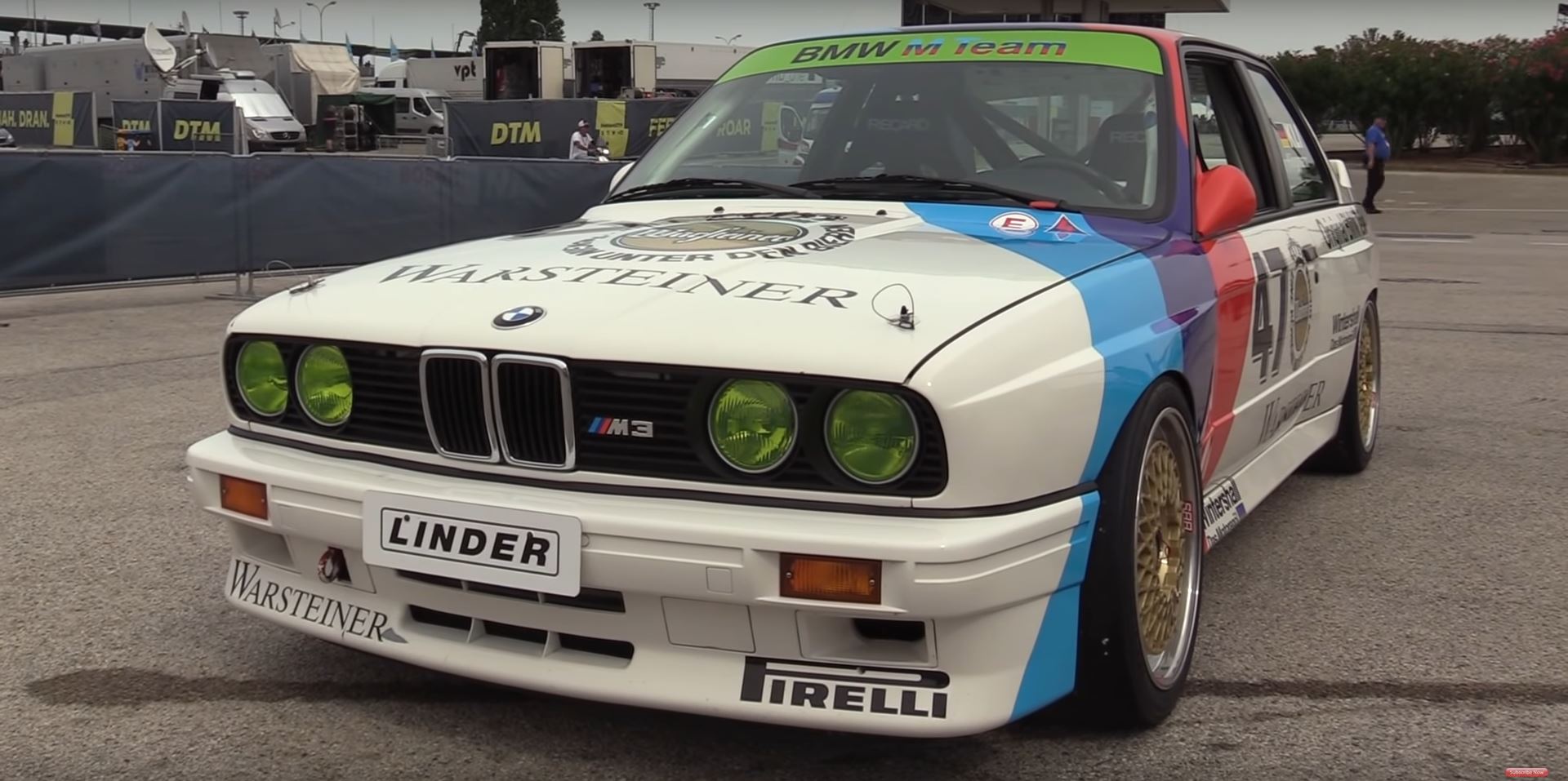 1990 Bmw E30 M3 Dtm Race Car At Full Throttle Video News