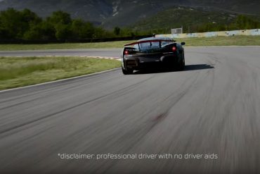 Rimac C_Two drifting