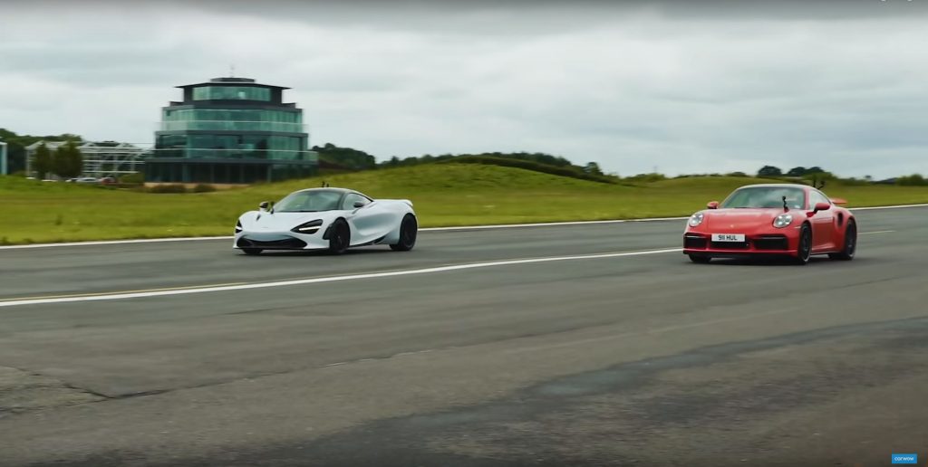 Porsche 992 911 Turbo S vs McLaren 720S